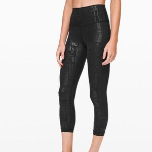 Lululemon Wunder Under High Rise Crop 23”